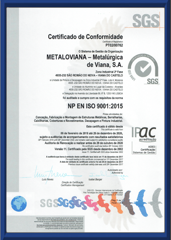 Certificação de Qualidade